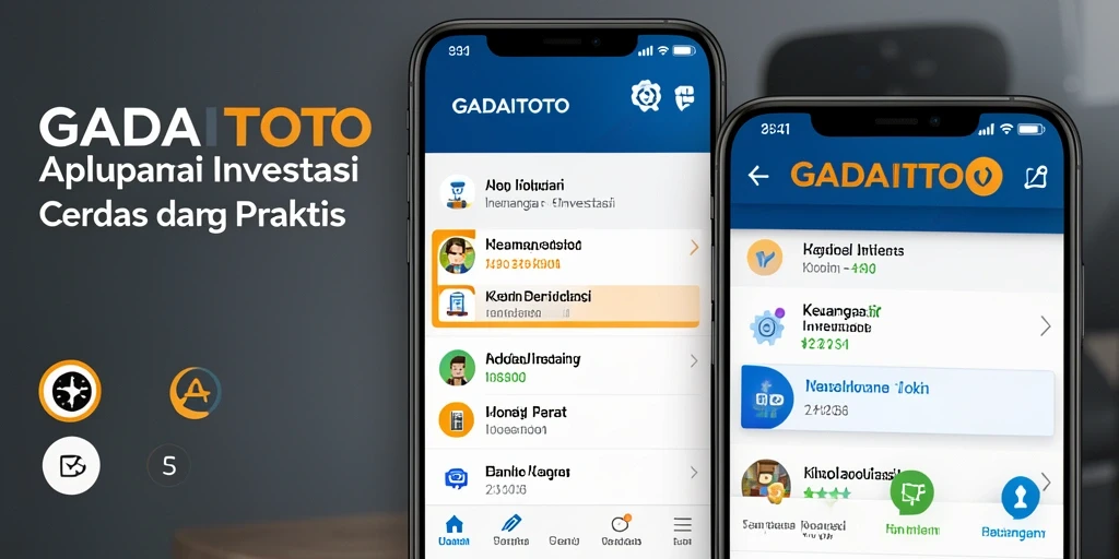 Antarmuka GADAITOTO yang user-friendly untuk aktivitas investasi.