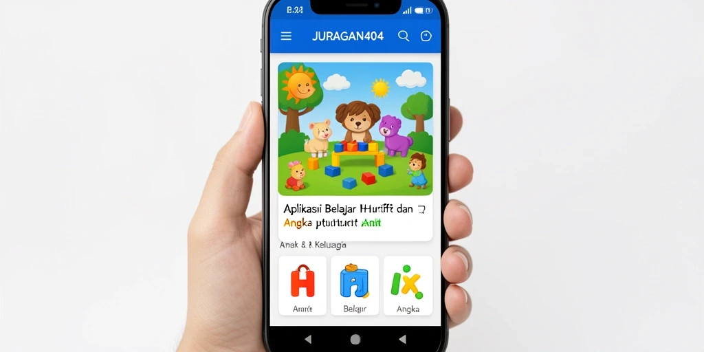 Tampilan antarmuka JURAGAN404 yang interaktif dan menarik untuk belajar.