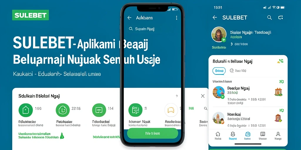 Antarmuka SULEBET yang menarik dan mudah digunakan untuk belajar ngaji.