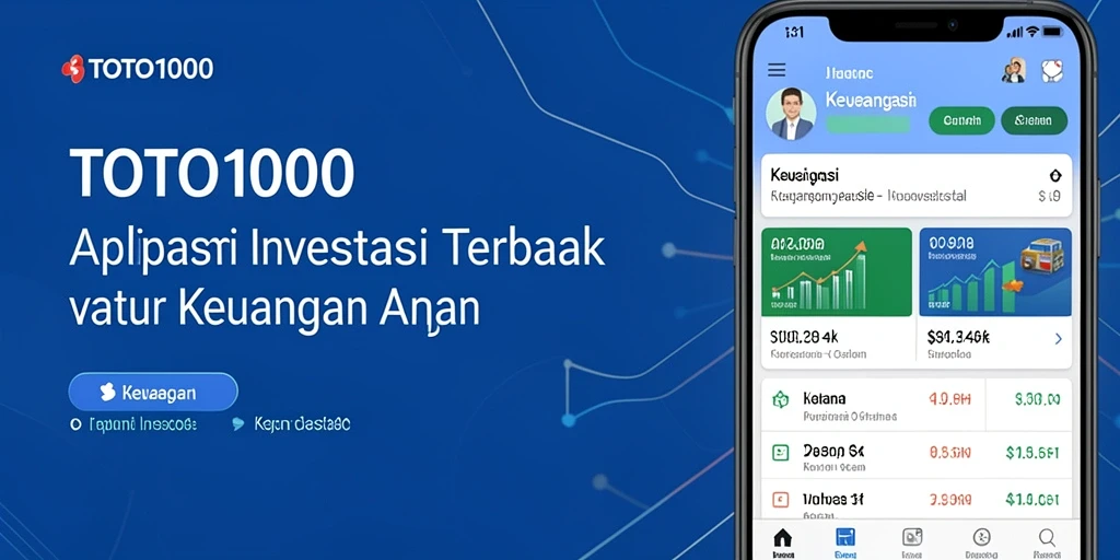 Antarmuka TOTO1000 yang modern dan informatif untuk investasi.